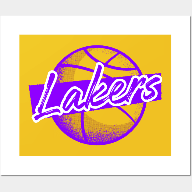 Basketball Lakers Wall Art by Bruno Pires